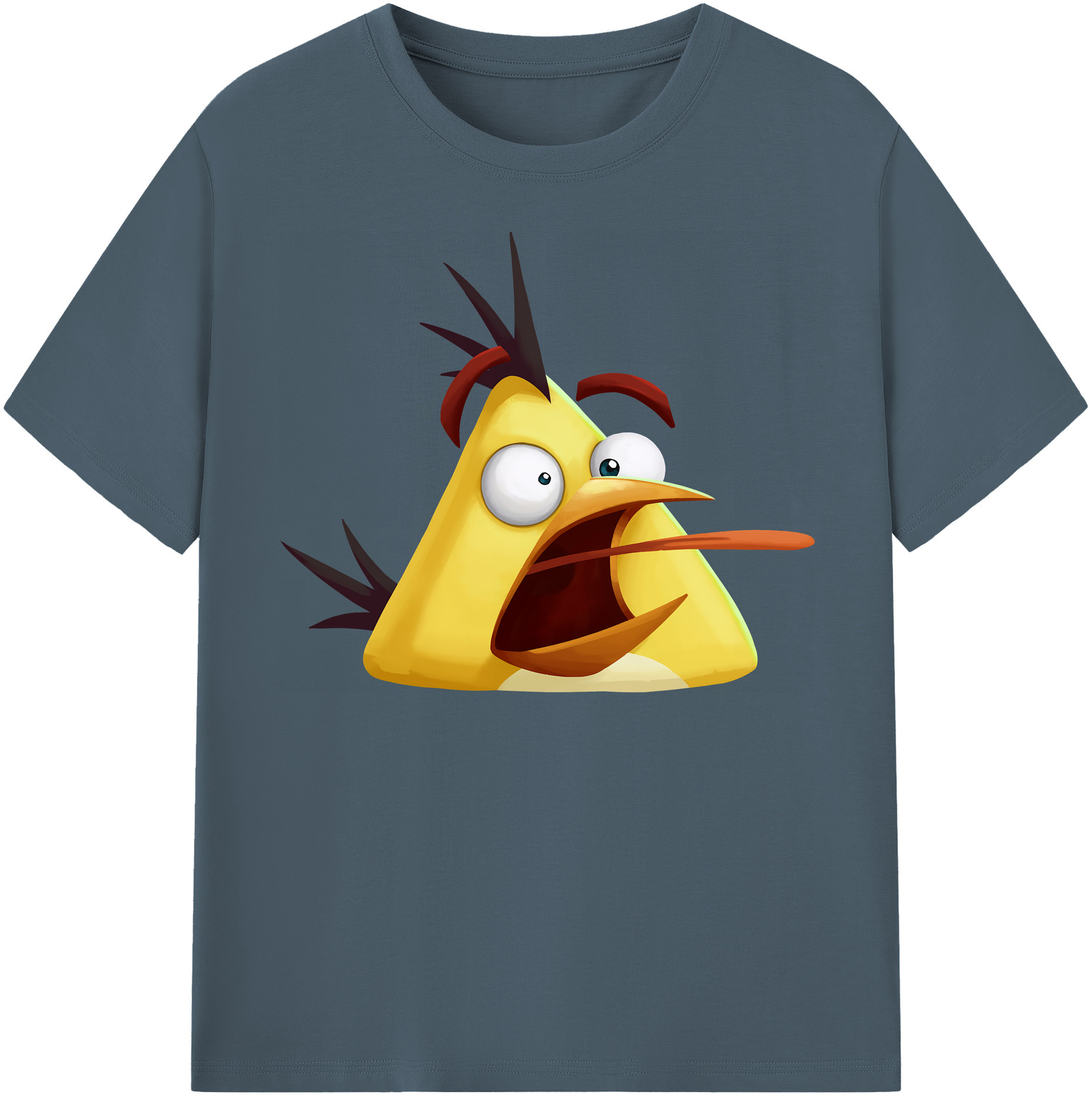 （画像用） Angry Birds アングリーバード 綿100％半袖Tシャツ（フロントプリント）